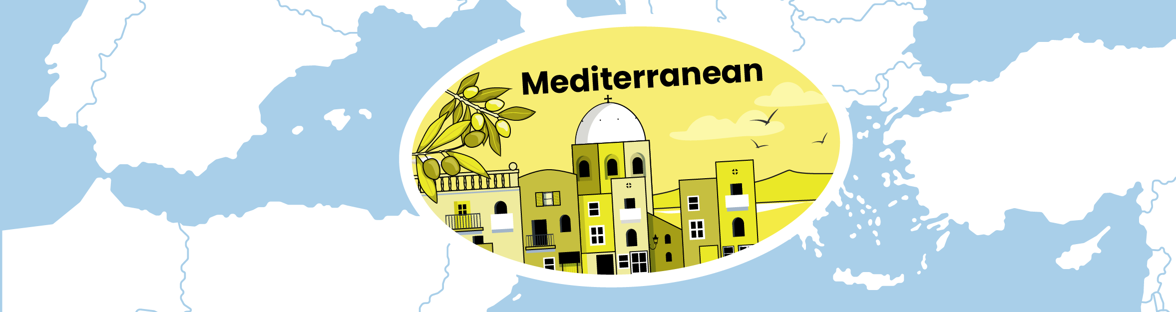 Mediterranean ferry routes