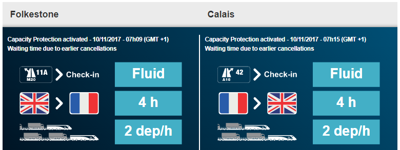 eurotunnel freight update 11/11/17 15.40